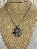 925 silver rope chain & 925 Peace Dove pendant