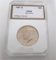 1987-S Kennedy Half Dollar Proof Coin