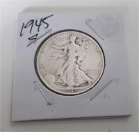 1945-S Standing Liberty Half Dollar Coin
