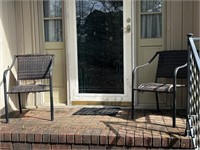 Pair of outdoor chairs (flaws)