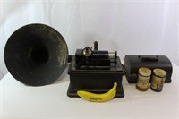 Antique Edison Fireside Phonograph Combo Type
