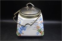 Vintage L & Sons England Art Deco Biscuit Jar