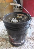 Sealed 5 gallon pail of AW-46 hydraulic fluid.