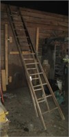 24' Wood extension ladder.