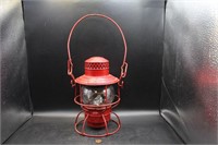 Vtg. Adam & Westlake "PA RR" Red Kerosene Lantern