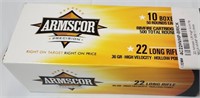 500 Rounds ARMSCOR 22LR Hollow Point