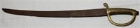Mid 19th Century Brass Handle Short Sword