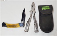 Schrade Tough Multi-tool & German knife
