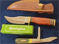 Remington Pocket Knife, Damascus Blade Knife