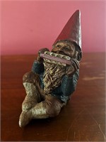 Tom Clark shelf sitting gnome harmonica playing