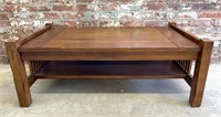 Wood Coffee Table 25.5” x 44.5” x 17” (was told