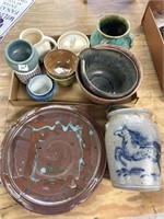 Pottery Bowls and More 14” and Smaller