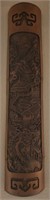 F - CARVED BAMBOO WALL HANGING 27"L (A2)