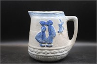 Vintage Salt Glaze Dutch Ceramic Pitcher
