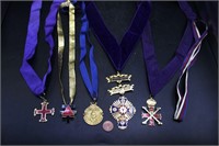 Collection of Masonic Enamel Medals
