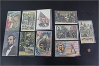 Authentic Abraham Lincoln Postcard Collection