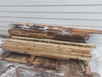 Lumber Pile #1 - Against Side of Building