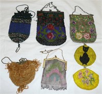 Beaded Purse Assortment in good to fair condition