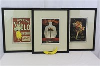Vintage French & Italian Framed Posters!
