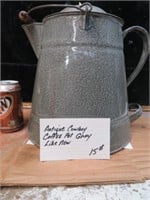 Antique Cowboy Coffee Pot (Good Shape)