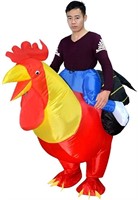 INFLATABLE ROOSTER RIDING COSTUME