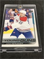 Upper Deck Young Guns Hockey Card featuring