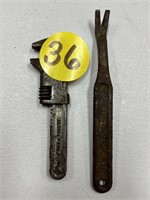 Small Nail Puller & Offset Crescent Wrench