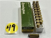 20 Rounds 44 Rem. Mag. 240 Grain Ammo.