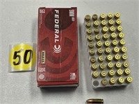 50 Rounds 9mm Luger 115 Grain Ammo.