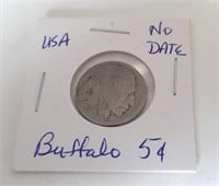 Buffalo Nickel No Date