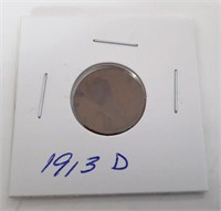 1913-D Lincoln Wheat Penny