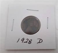 1928-D Lincoln Wheat Penny
