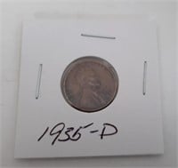 1935-D Lincoln Wheat Penny