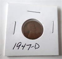 1947-D Lincoln Wheat Penny