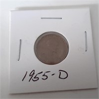 1955-D Lincoln Wheat Penny