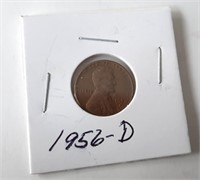 1956-D Lincoln Wheat Penny