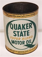 Quaker State 1 Gallon Metal Oil Can