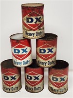 6 DX 1 Quart Oil Cans
