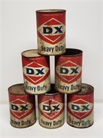 6 DX 1 Quart Oil Cans