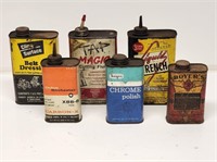 6 Assorted Advertising Cans