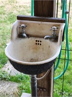 Great Cast Iron Sink with Original Hardware