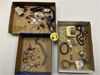 (3) Boxes Assorted Jewelry Parts