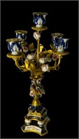 19TH CENTURY DORE BRONZE AND SEVRES PORCELAIN