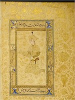 IMPORTANT ANTIQUE PERSIAN SAFAVID MINIATURE, 16TH