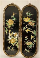 2 frame Chinese Wall Plaque w/ Mother of Pearl