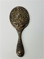 An Ottoman turkish Silver Hand Mirror