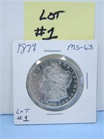 1879 Morgan Silver Dollar MS-63