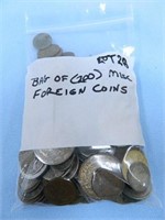 Bag of (200) Misc. Foreign Coins