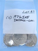 (11) 1971d Ike Dollars (Circ.)