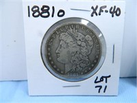 1881o Morgan Silver Dollar XF-40